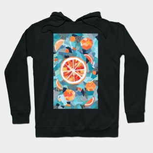 Teal Oranges Hoodie